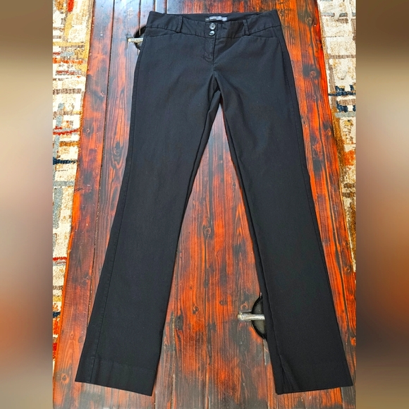 The Limited Exactstretch Black Straight-Leg Pants Sz 12R - Picture 1 of 11